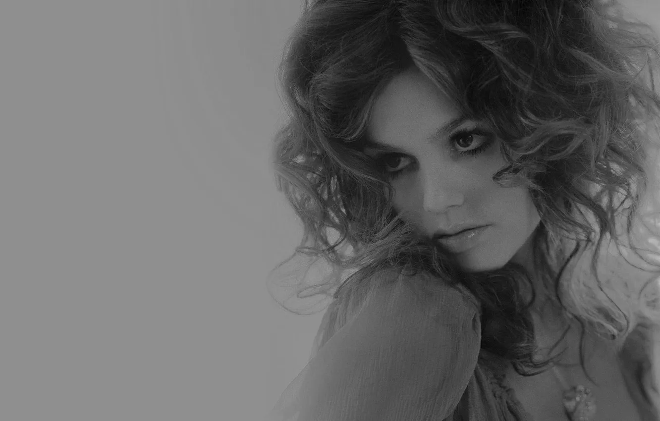 Photo wallpaper girl, actress, black and white photo, Rachel Bilson, Rachel Bilson