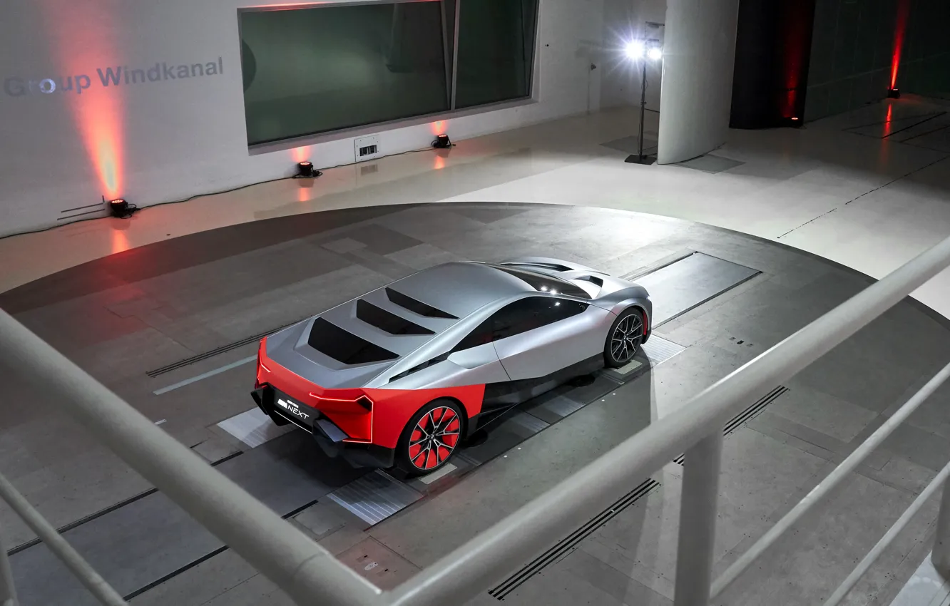 Photo wallpaper coupe, BMW, wind tunnel, 2019, Vision M NEXT Concept