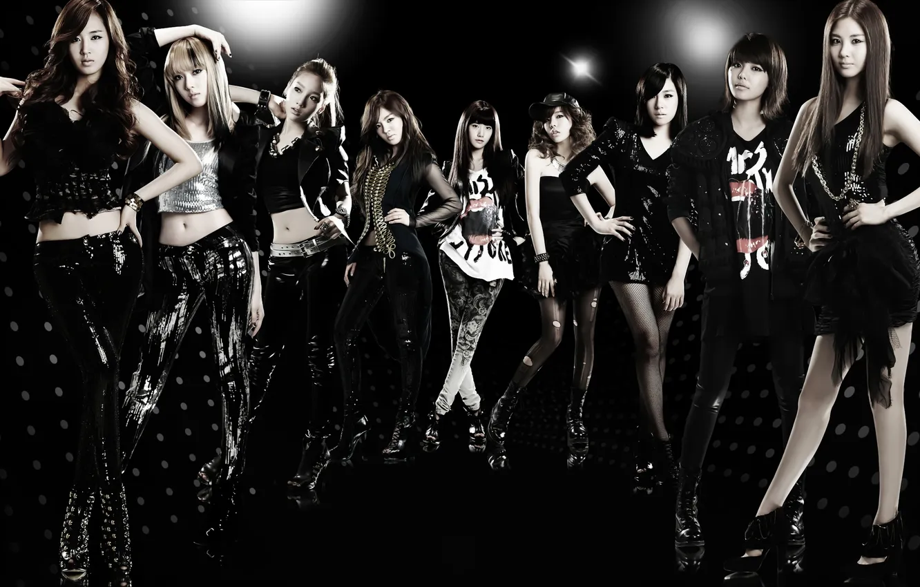 Photo wallpaper look, dark, Asian