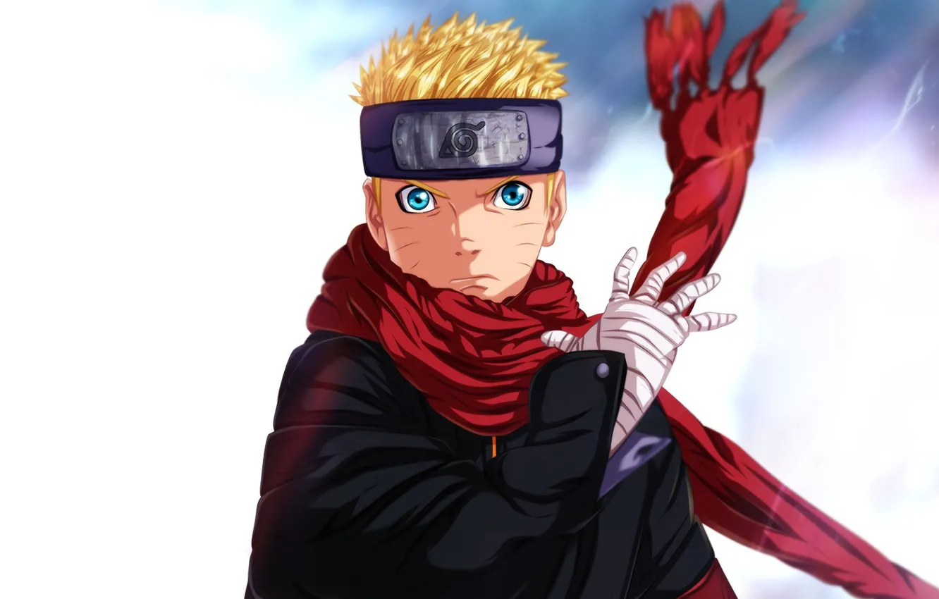 Photo wallpaper logo, game, Naruto, anime, man, blonde, ninja, hero