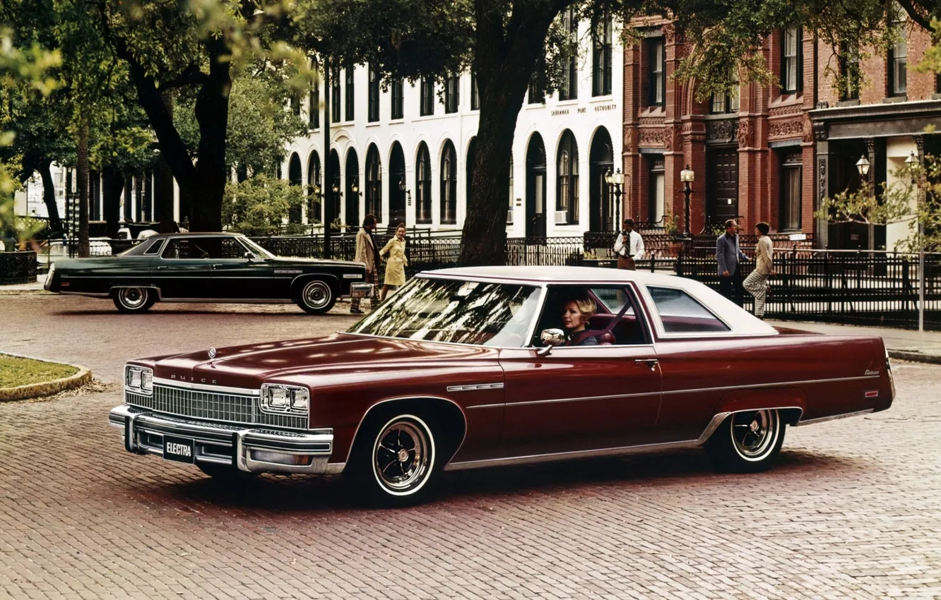 Photo wallpaper background, Buick, Coupe, 1975, Sedan, Hardtop, Buick, Electra