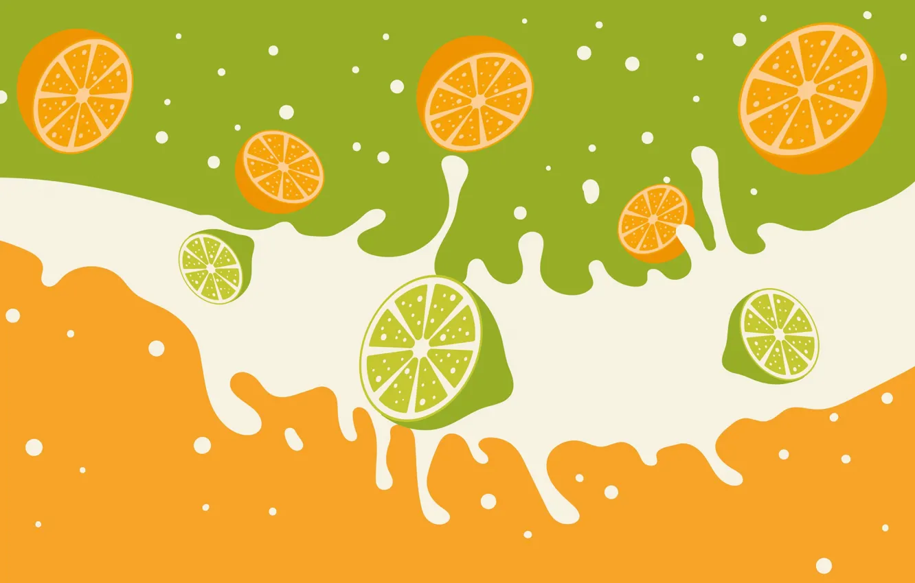 Photo wallpaper background, orange, texture, lime
