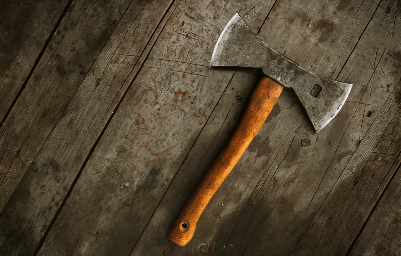 Photo wallpaper axe, axe, axe