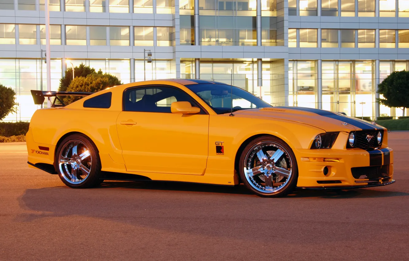 Photo wallpaper Mustang, Ford, Shelby, 2008, Mustang, Ford, Shelby, roush stage 3