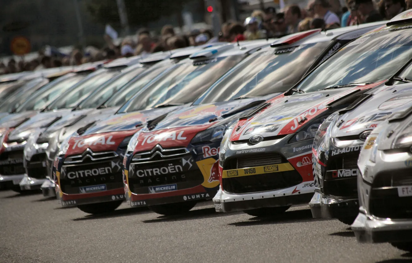 Photo wallpaper Ford, Citroen, auto, DS3, WRC, Rally, Fiesta