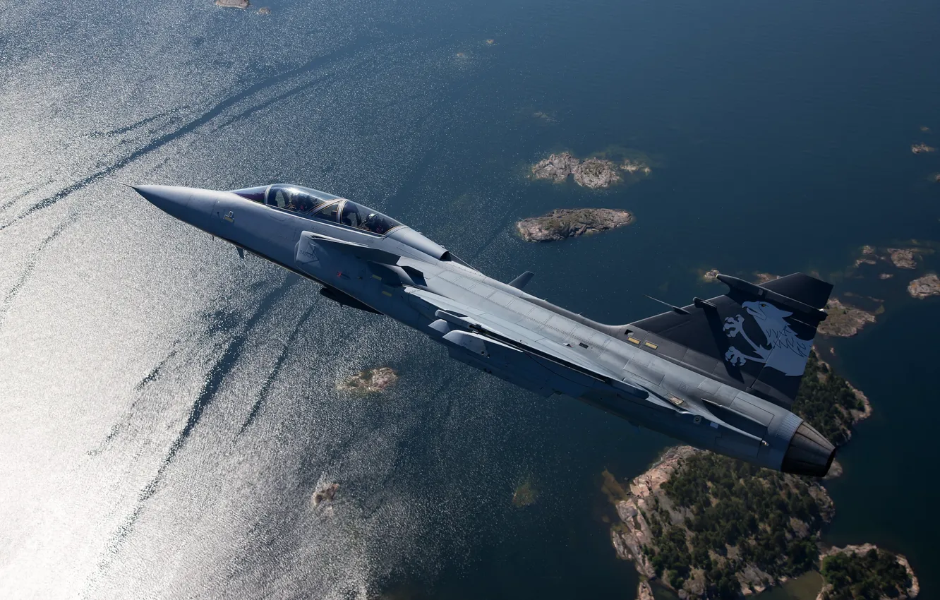 Photo wallpaper You can, multi-role fighter, Gripen 39-7