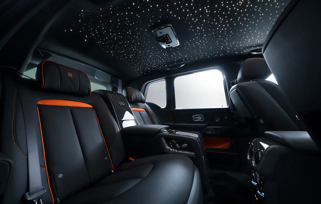 Photo wallpaper interior, Rolls-Royce, Spofec, The Interior Of The Car, 2025, Cullinan, Overdose, Rolls-Royce Cullinan Overdose