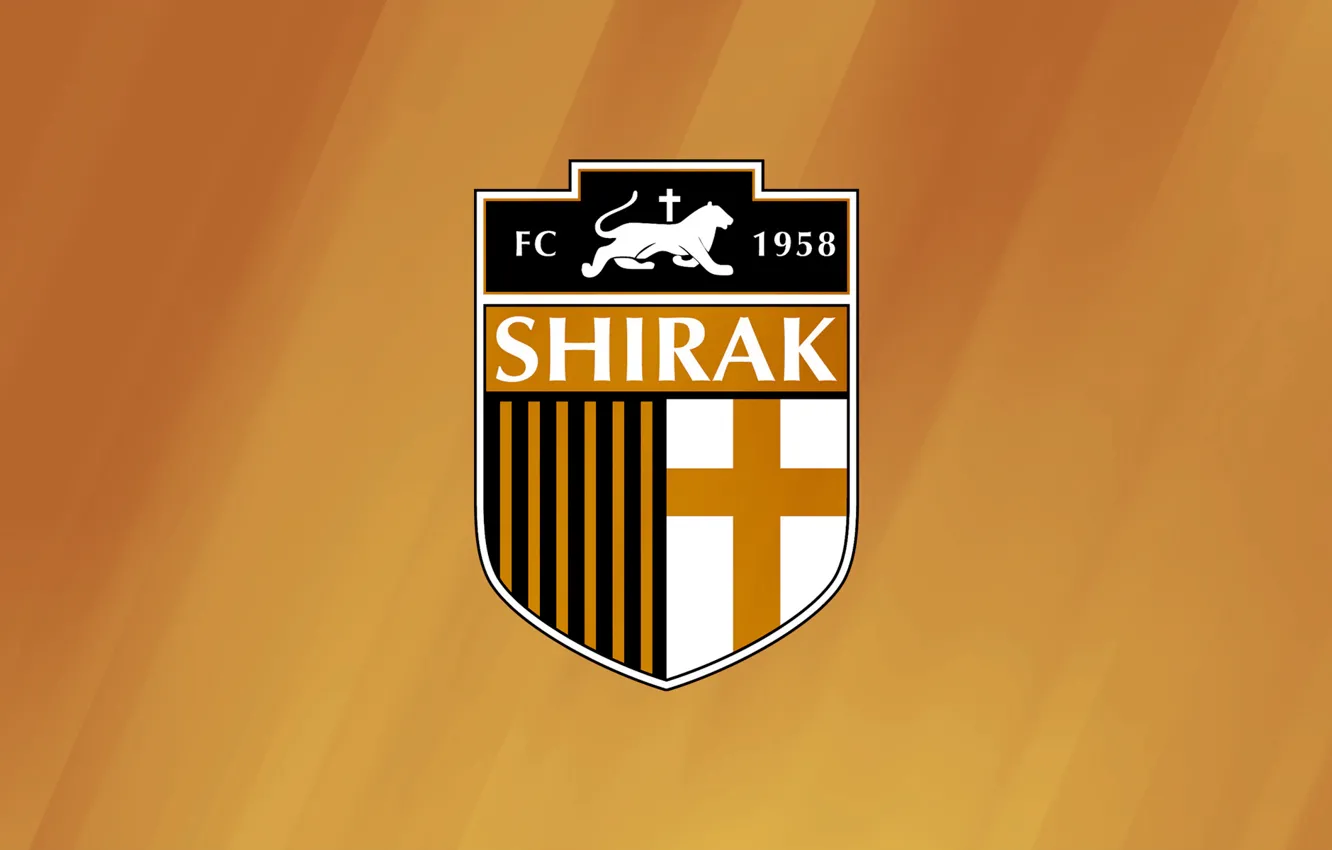 Photo wallpaper logo, emblem, Armenia, Armenia, Armenian Premier League, FC Shirak, Armenian Premier League, Shirak