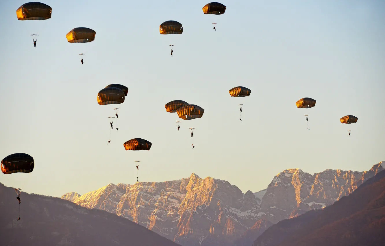 Photo wallpaper NATO, U.S. Army, Sky Soldiers