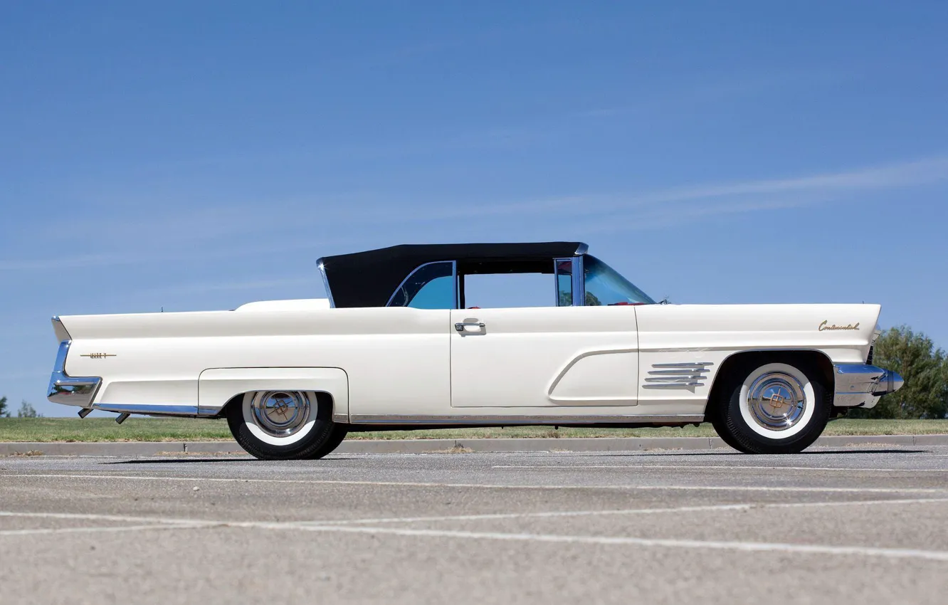 Photo wallpaper 1960, side view, Convertible, Lincoln Continental, Mark V