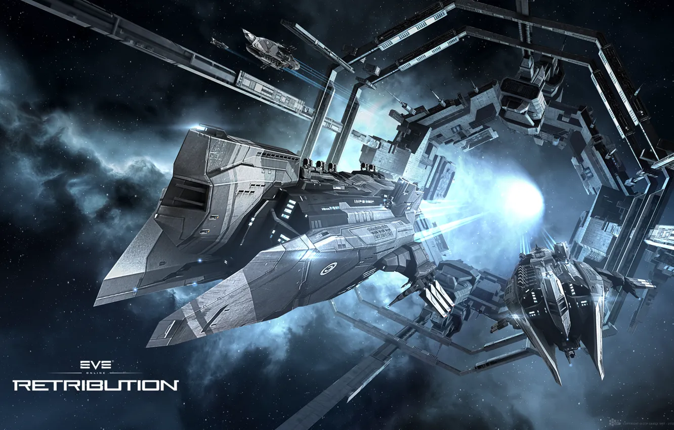 Photo wallpaper space, fiction, eve