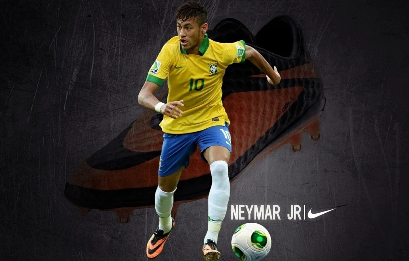 Photo wallpaper Barcelona, Brazil, Neymar, Neymar