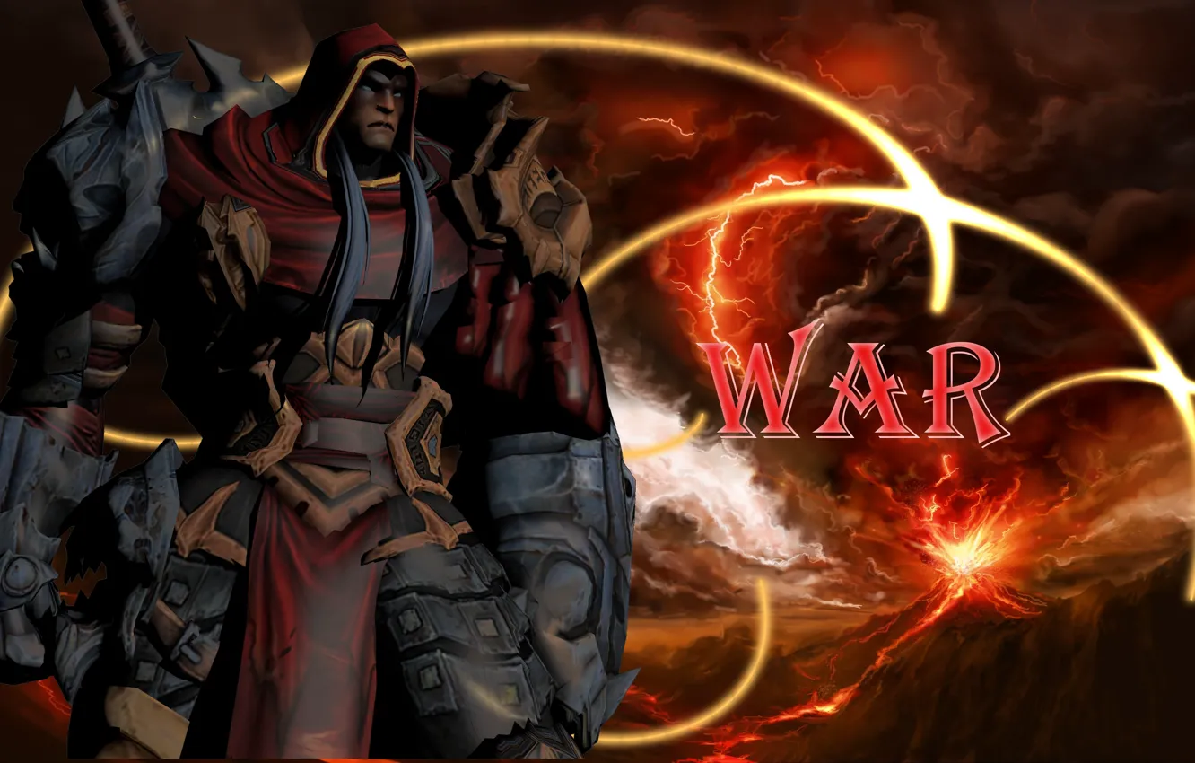 Photo wallpaper war, war, darksiders, horseman of the Apocalypse