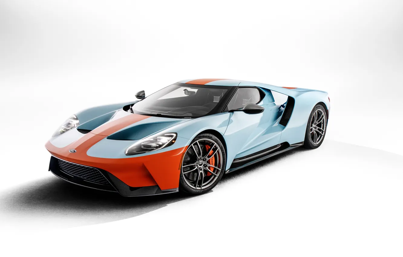 Photo wallpaper Ford, Ford GT, 2018, Heritage Edition