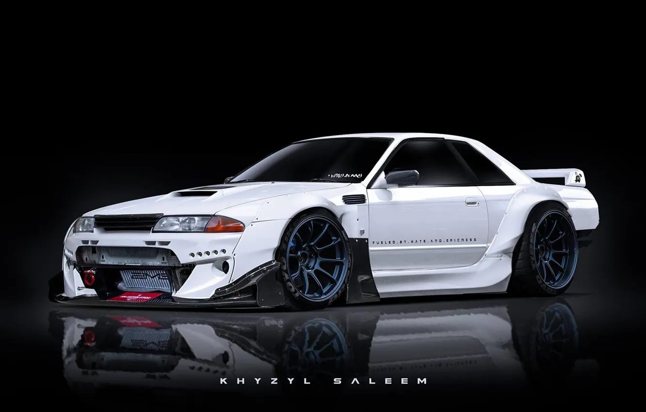 Photo wallpaper design, car, Funny Bunny, AngryBunny