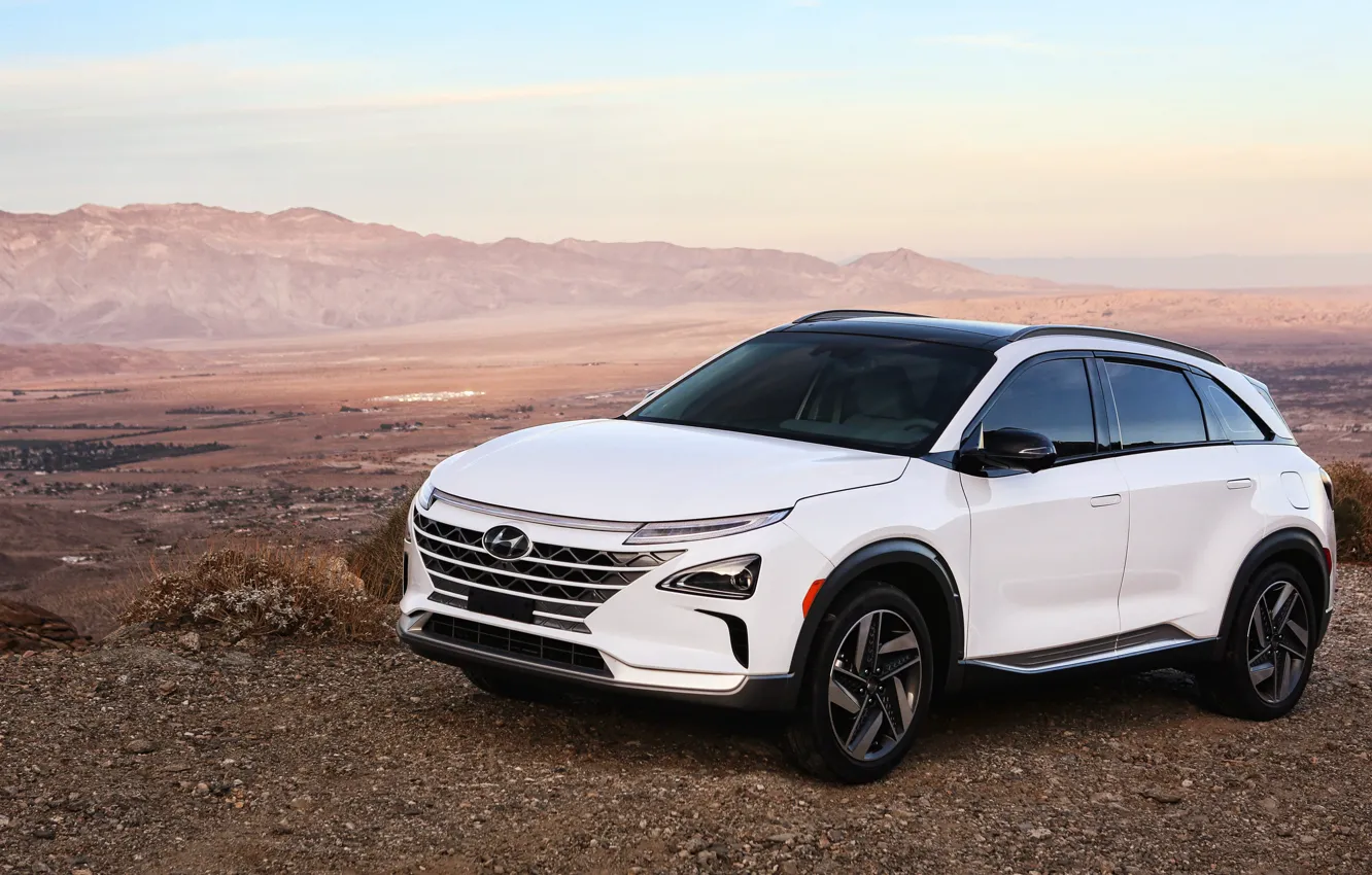 Photo wallpaper Hyundai, 2018, crossover, CES, Nexo