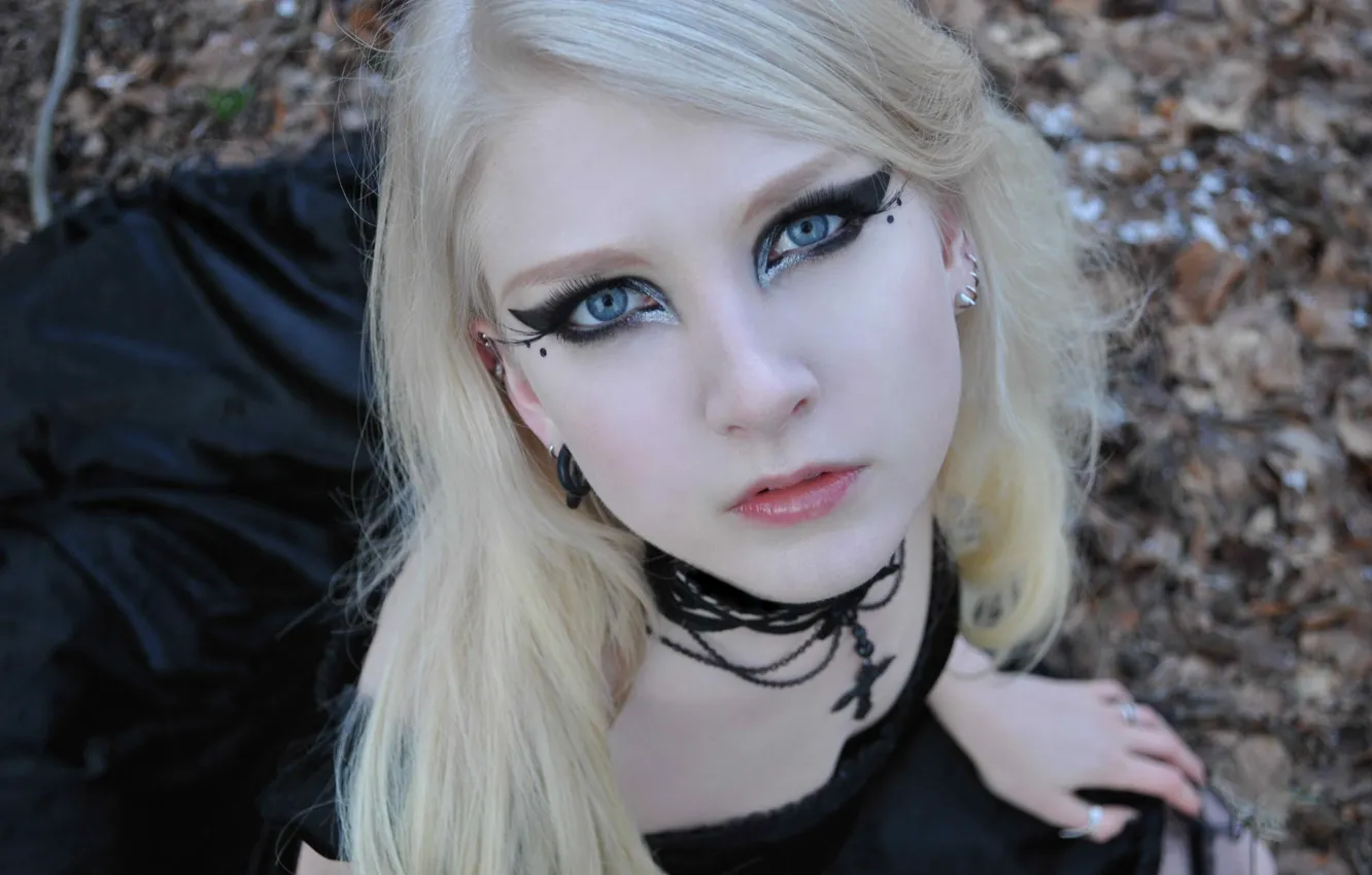 Photo wallpaper black dress, Maria Amanda, Black Velvet, Stock