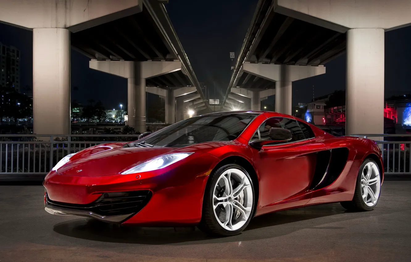 Photo wallpaper McLaren, supercar, MP4-12C