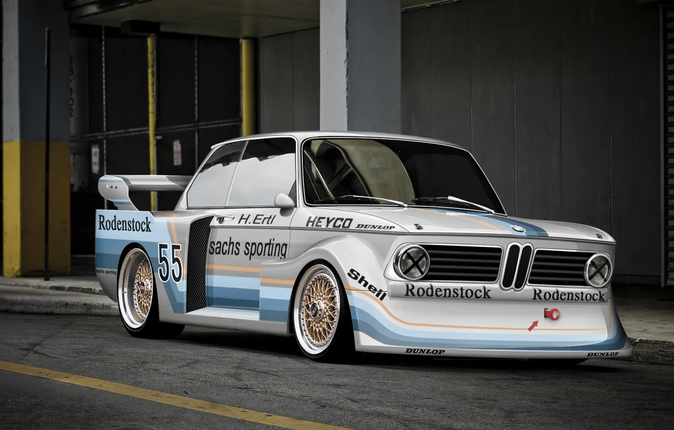 Photo wallpaper BMW, DTM, 2002