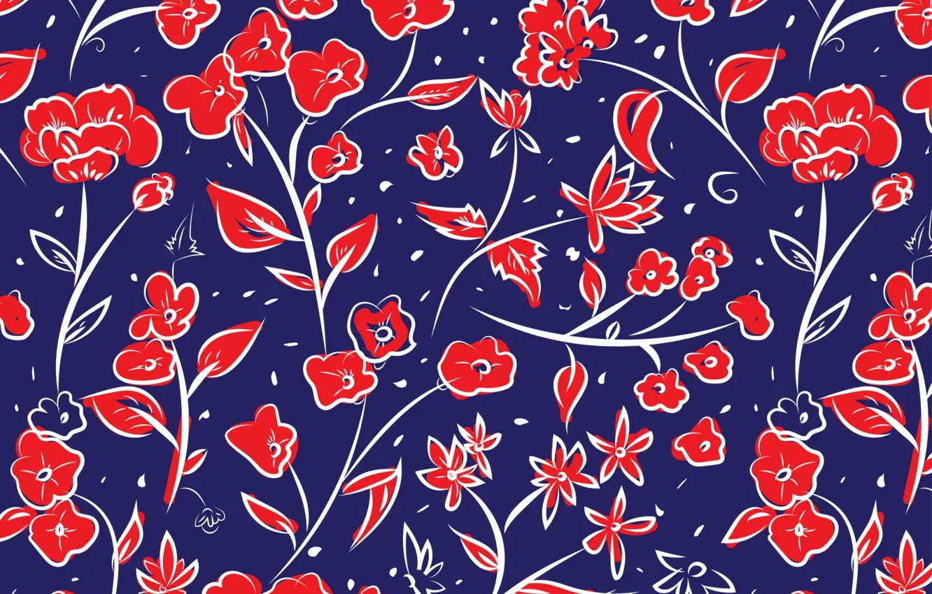 Photo wallpaper flowers, background, texture