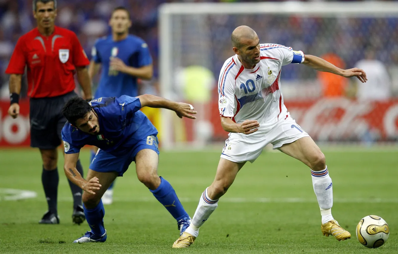 Photo wallpaper football, sport, France, Italy, legend, Zinedine Zidane, Zizou, Zinedine Zidane