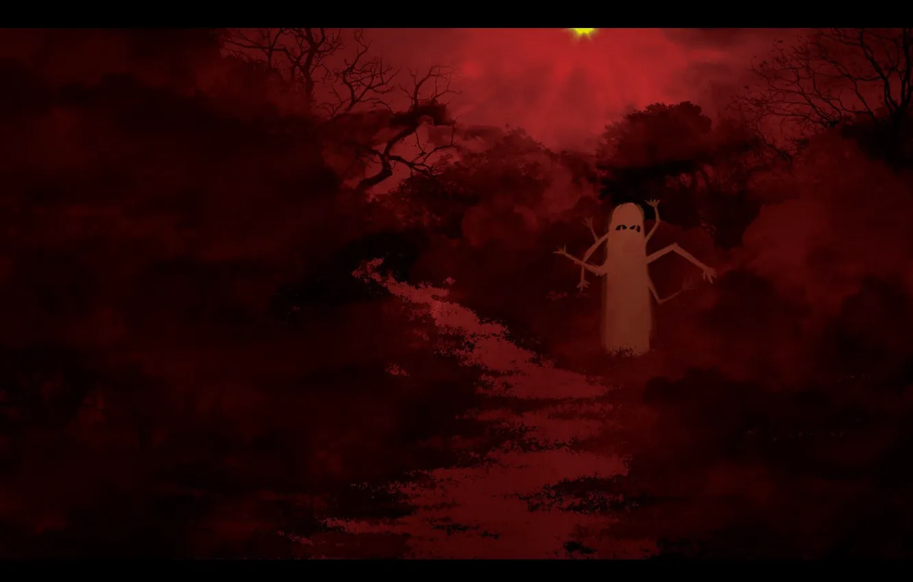 Photo wallpaper Ghost witch, the essence, damn place, Nightmare, by Akyuun