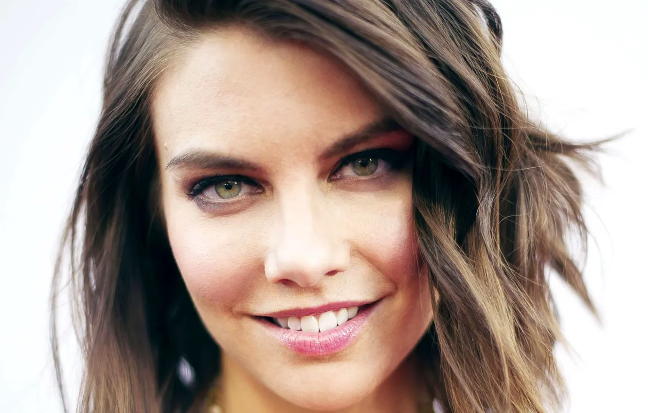 Photo wallpaper look, smile, model, portrait, actress, Lauren Cohan, Lauren Cohen