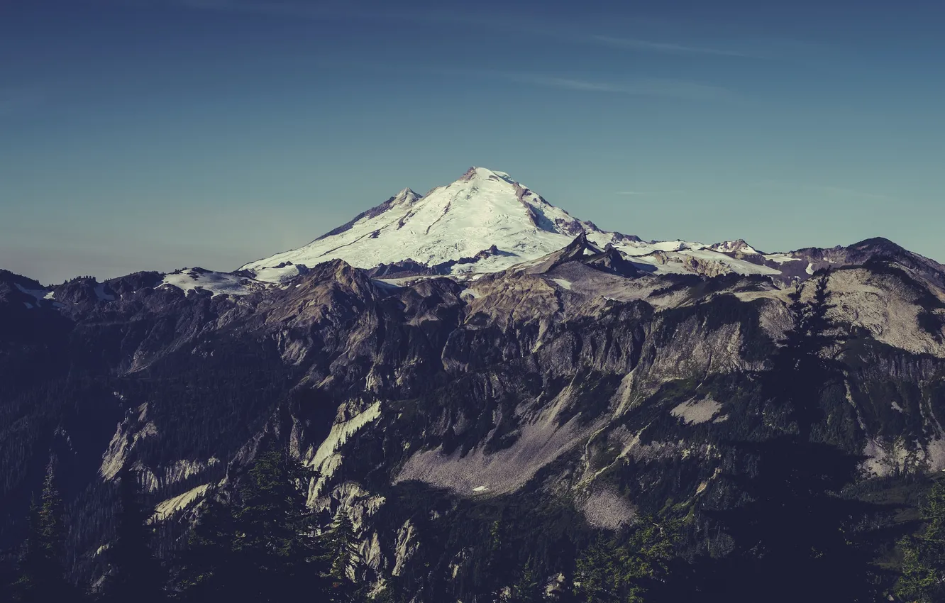 Photo wallpaper Washington, United States, mount Baker-Snoqualmie national reserve