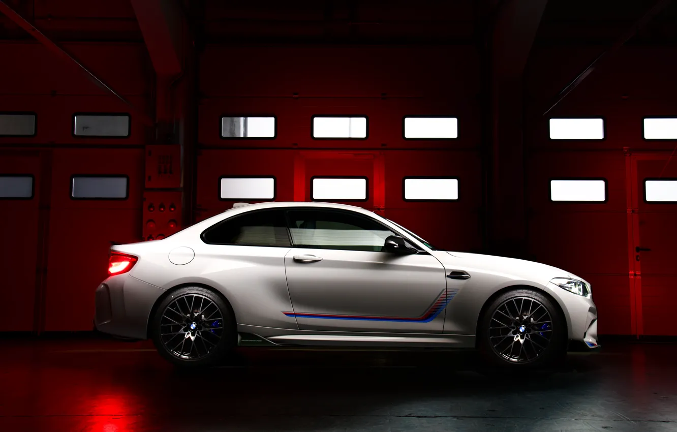 Photo wallpaper BMW, side view, Competition, 2019, BMW M2, Edition Heritage