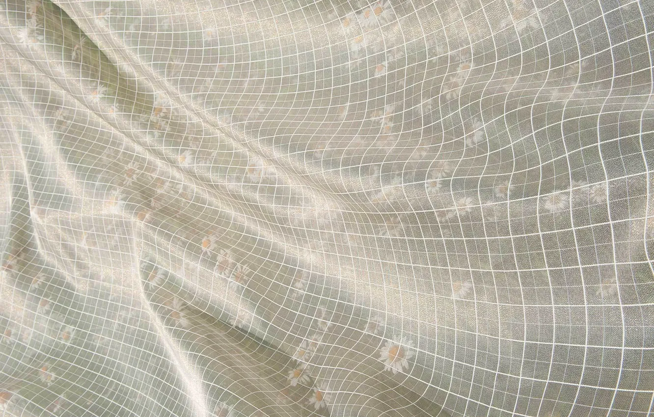 Photo wallpaper white, transparency, flowers, lights, pattern, Shine, cell, silk