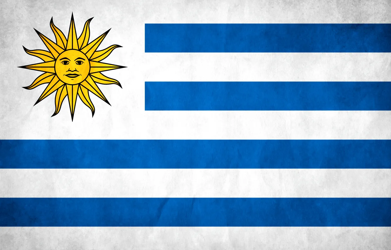 Photo wallpaper texture, flag, flag, Uruguay, Uruguay