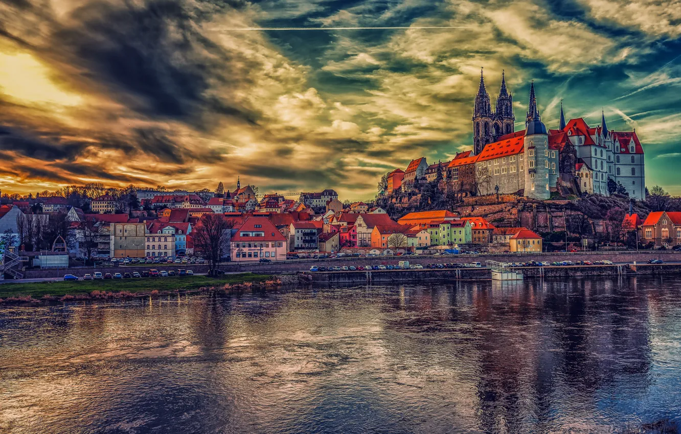 Photo wallpaper Germany, Meissen, Albrechtsburg Castle