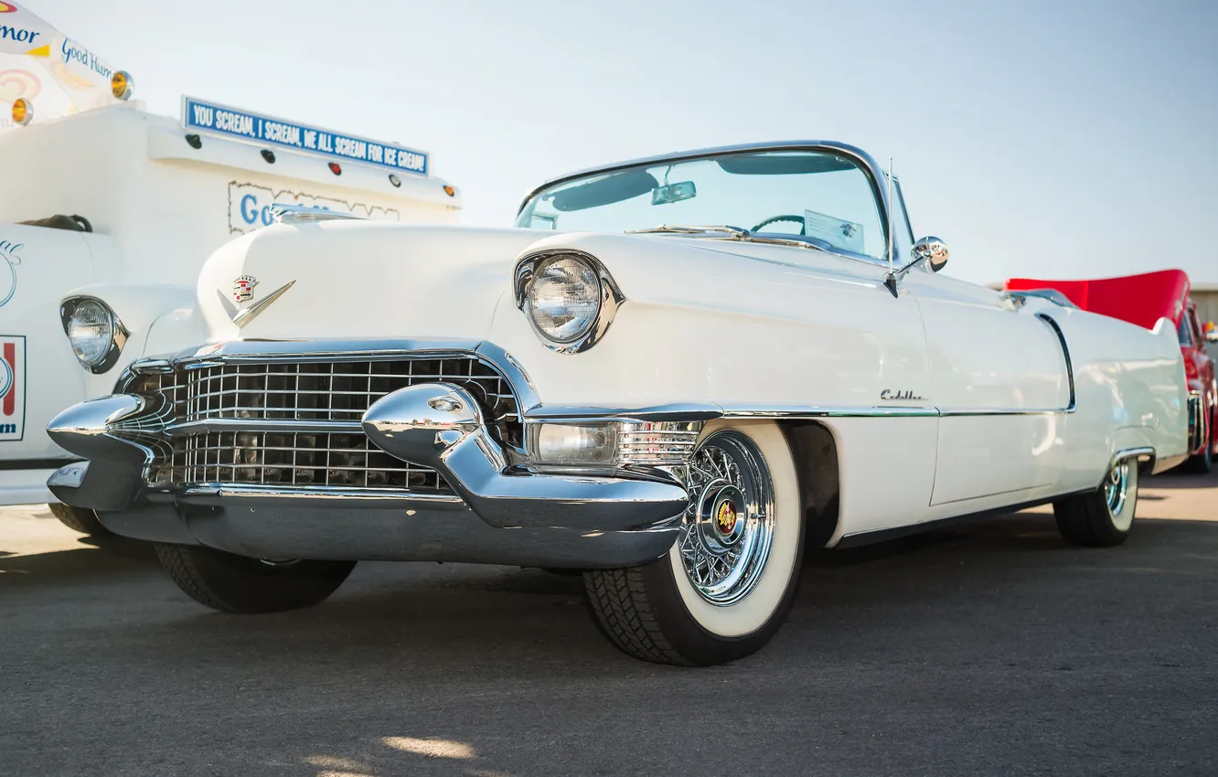 Photo wallpaper Cadillac, the front, 1955, Series 62