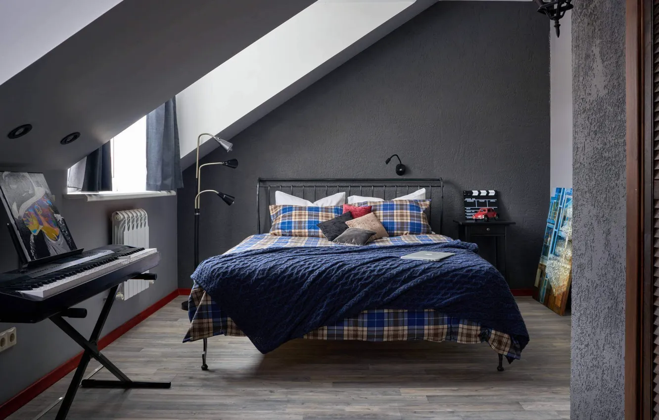 Photo wallpaper design, style, room, interior, Moscow, Russia, Russia, bedroom