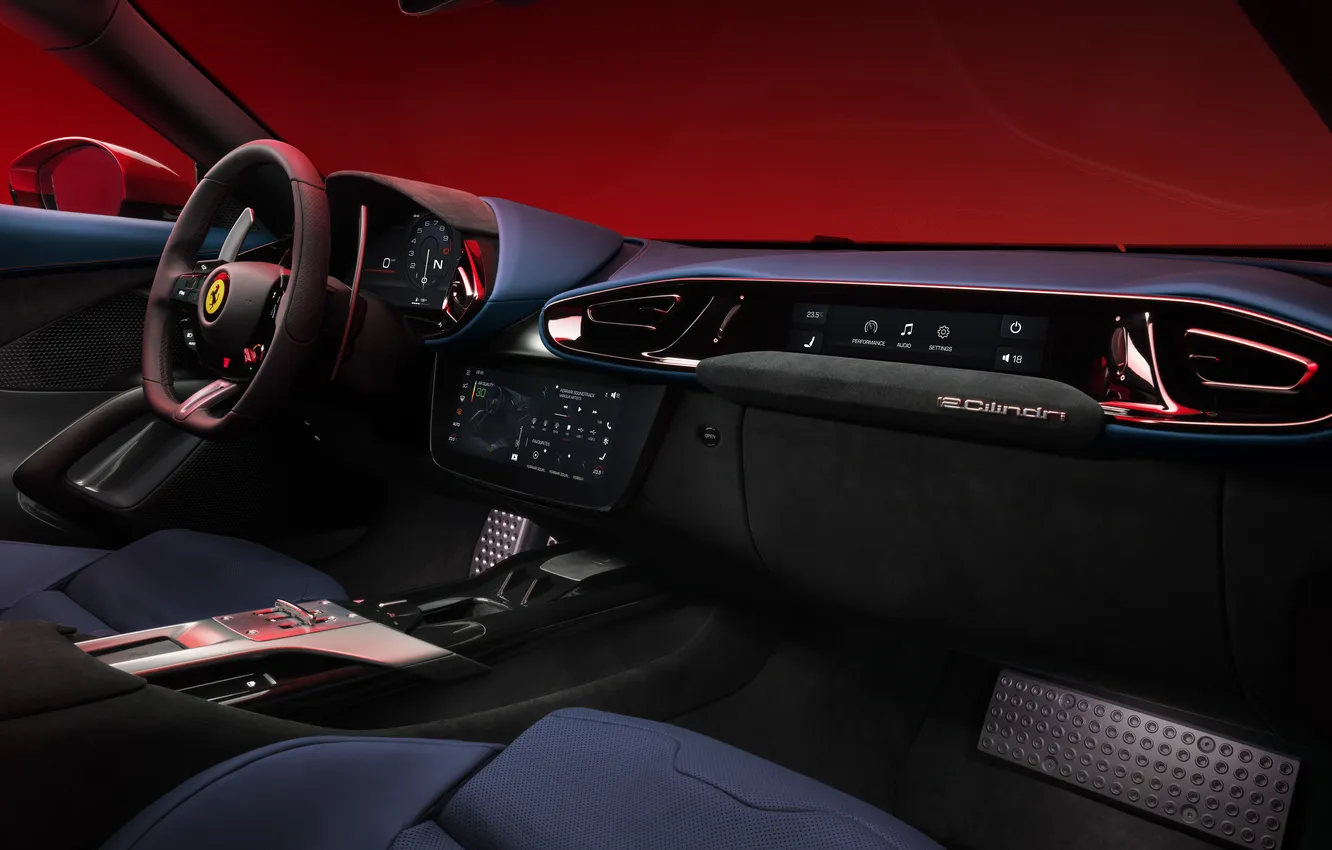 Photo wallpaper Ferrari, 2024, Ferrari 12Cilindri