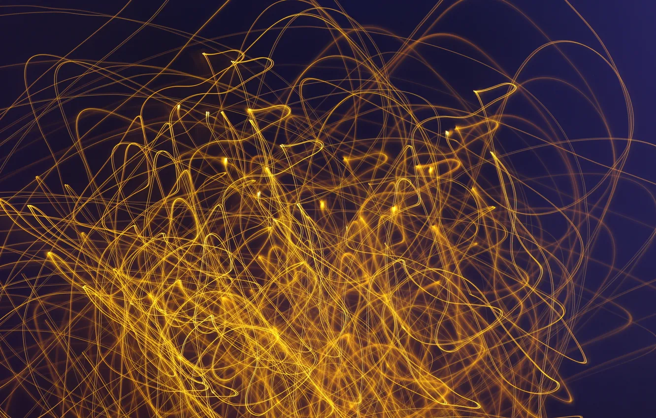 Photo wallpaper light, line, abstraction, lights