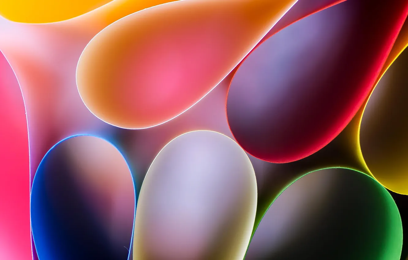 Photo wallpaper macro, line, paper, colored, form