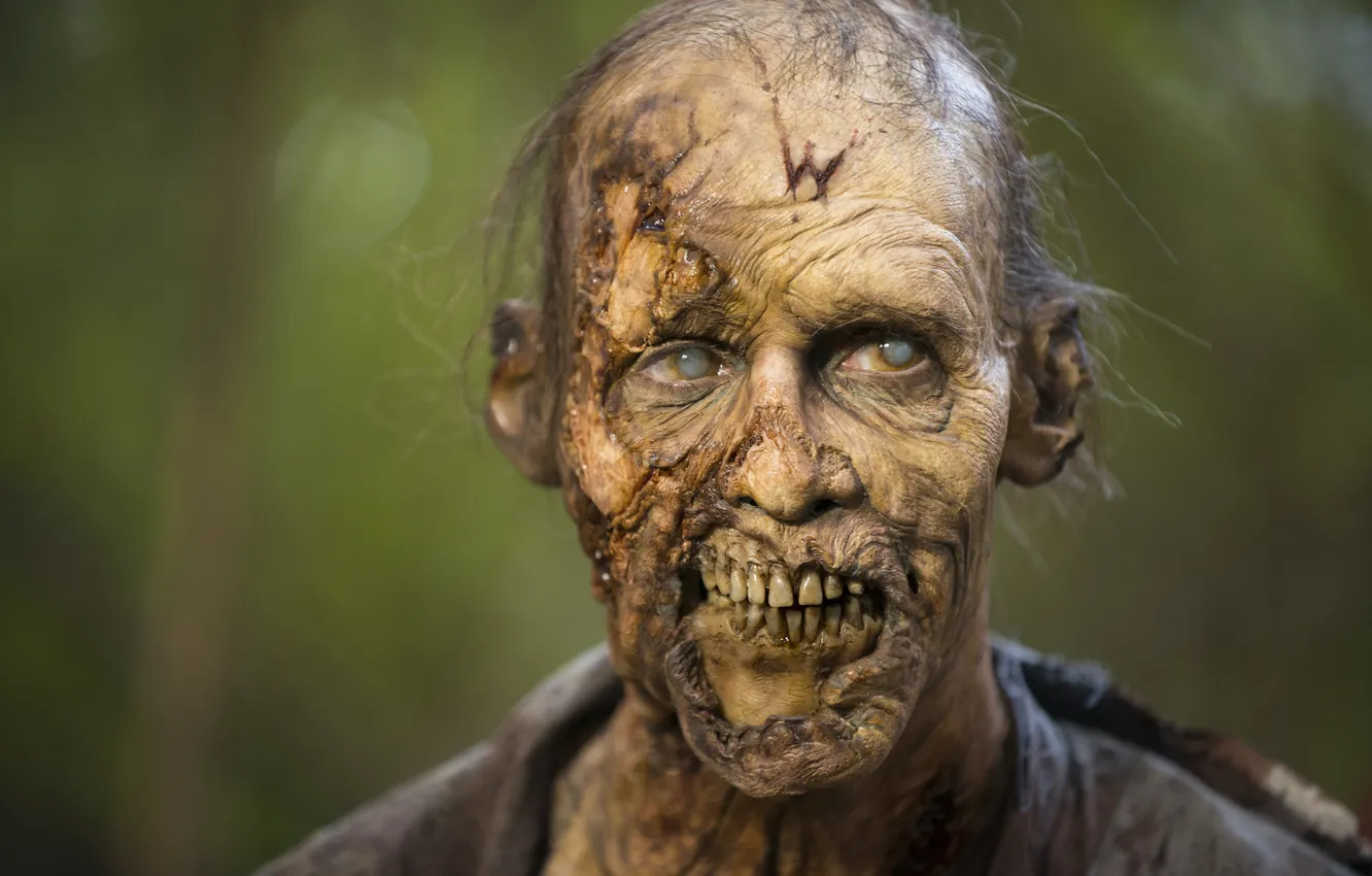 Photo wallpaper zombie, The Walking Dead, makeup