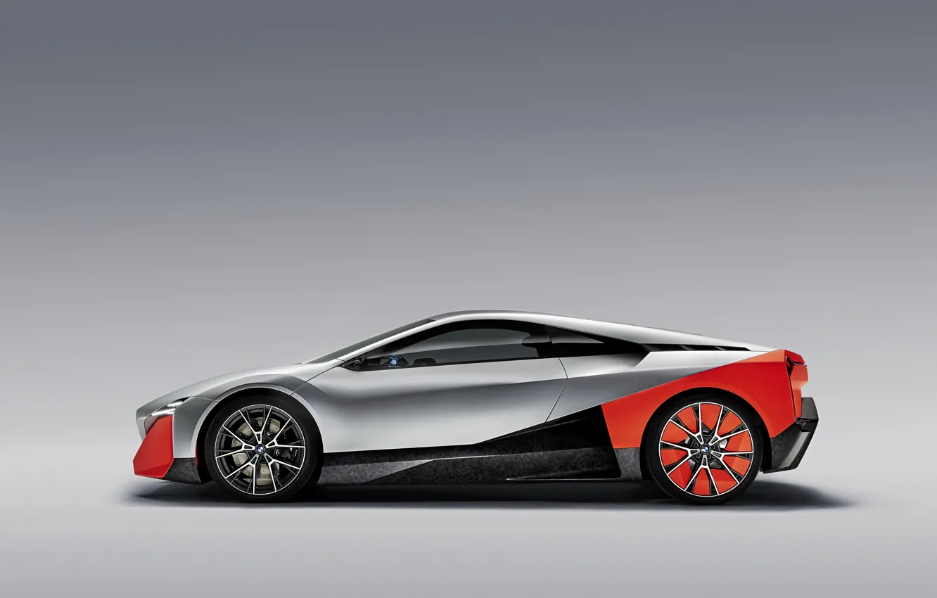 Photo wallpaper background, coupe, BMW, profile, 2019, Vision M NEXT Concept