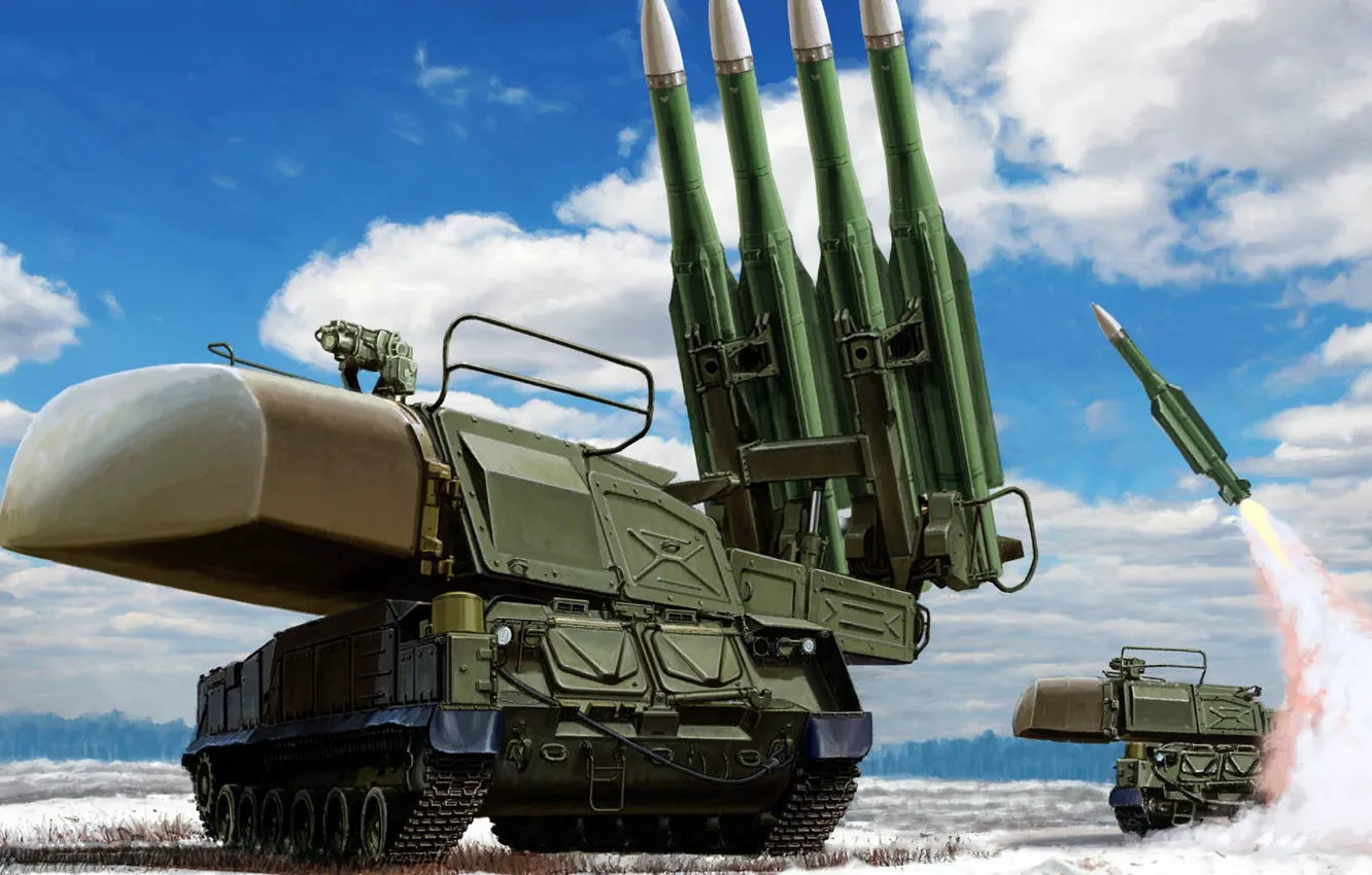 Photo wallpaper Defense, SAM, beech, anti-aircraft missile system, SA-11 Gadfly, 9K37