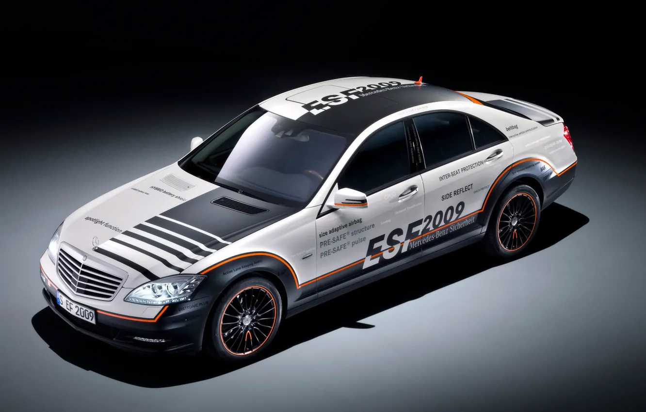 Photo wallpaper car, machine, Mercedes-Benz