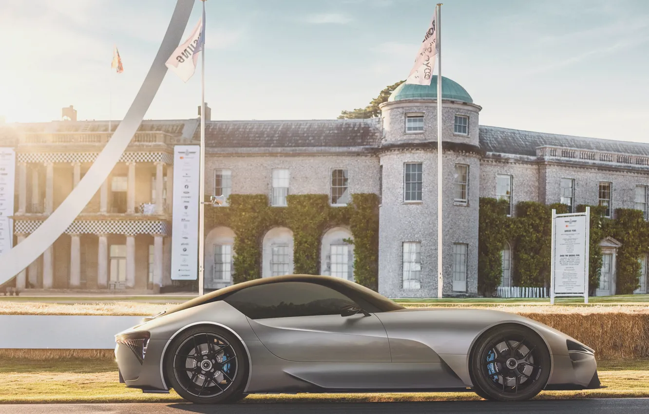 Photo wallpaper Lexus, The building, Side, Goodwood Festival, Electrified Sport Concept, Electrified sports concept, Goodwood Festival, Lexus …