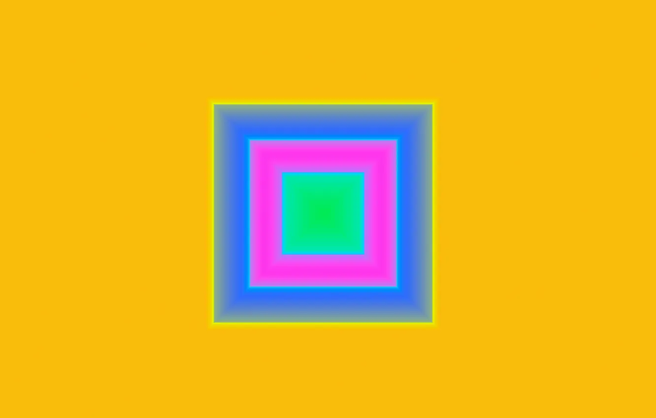 Photo wallpaper minimalism, the portal, figure, cube, geometry