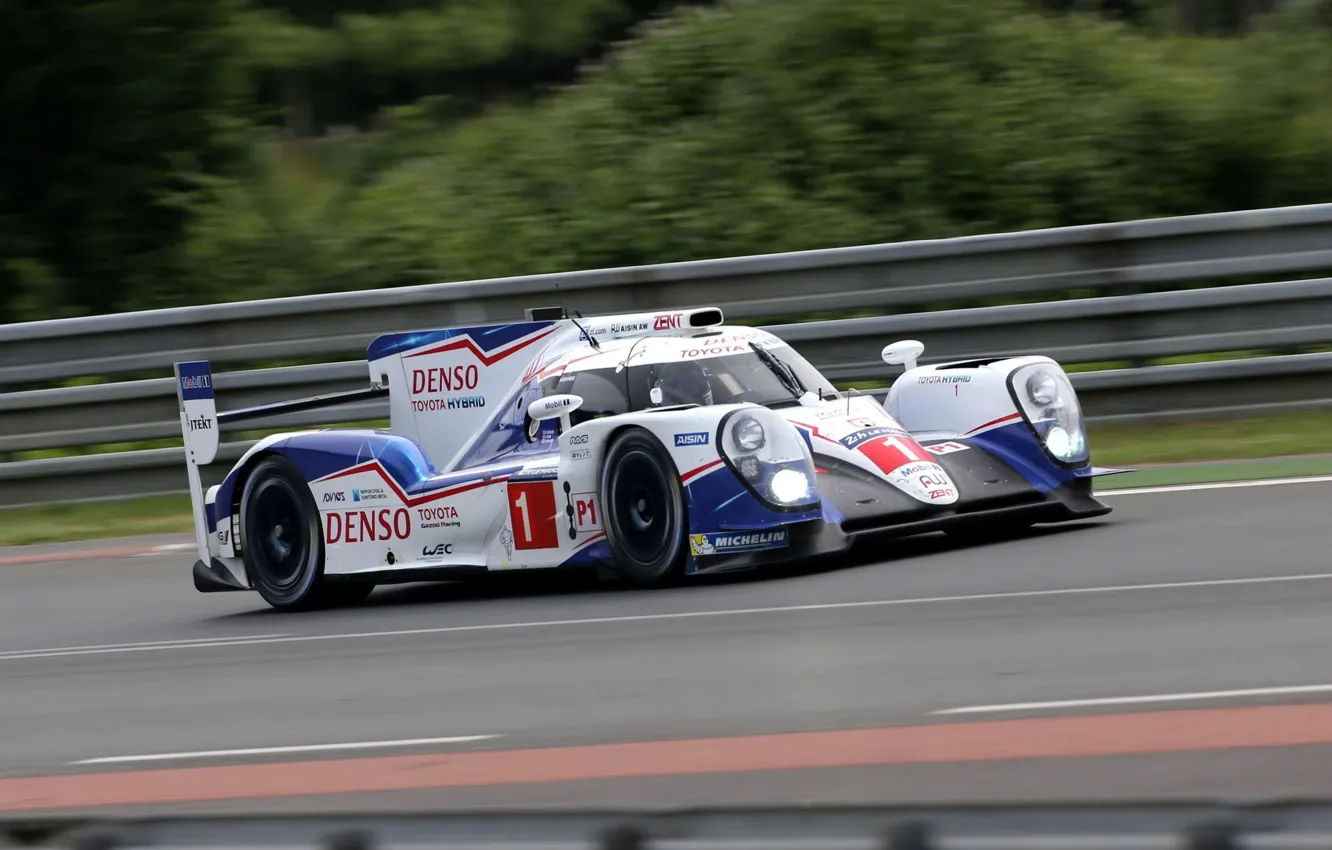 Photo wallpaper Wallpaper, the car, LMP1, 24 Hours of Le Mans, Le Mans, WEC, 2015, The Toyota …