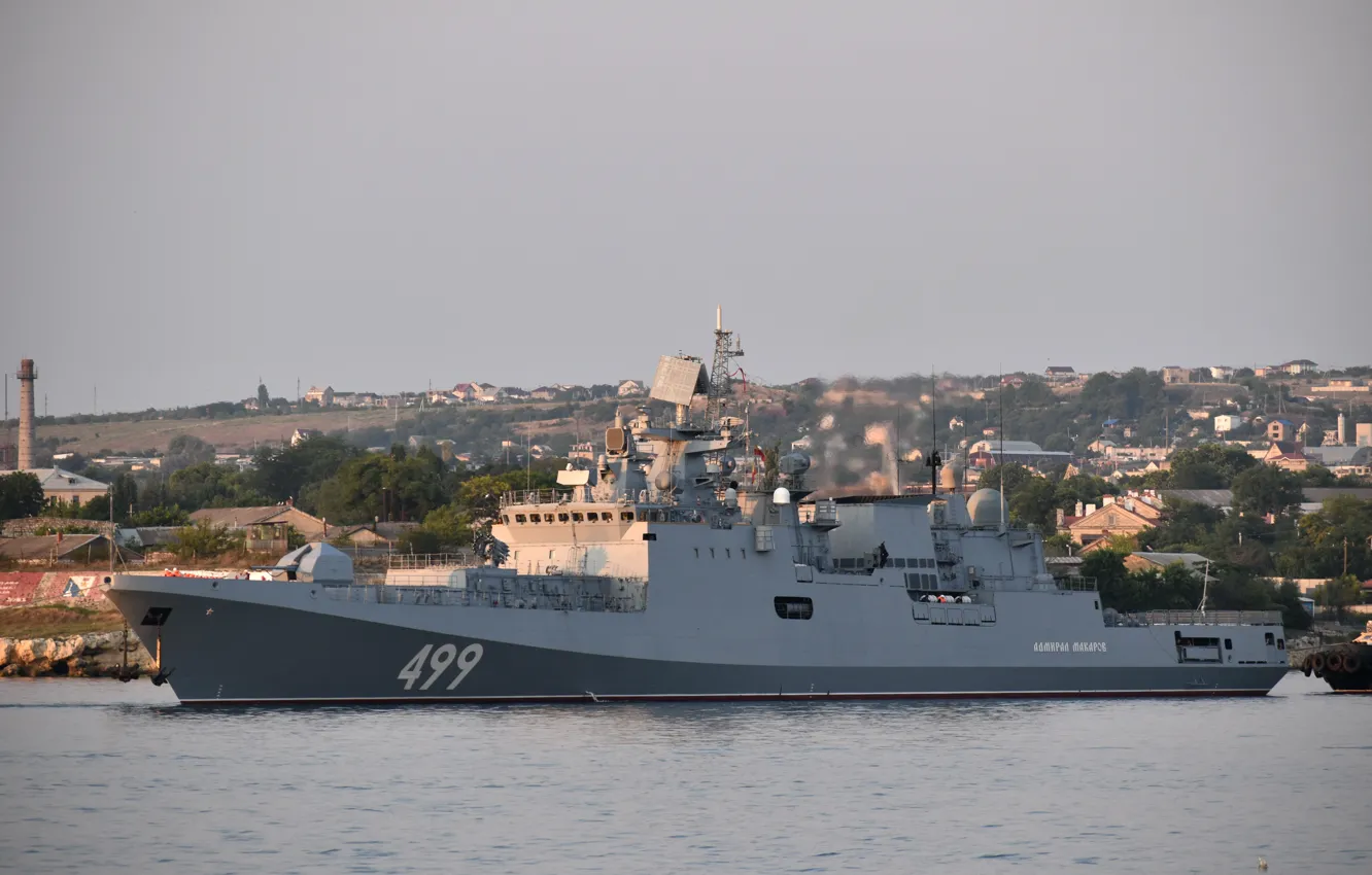 Photo wallpaper frigate, Sevastopol, Admiral Makarov