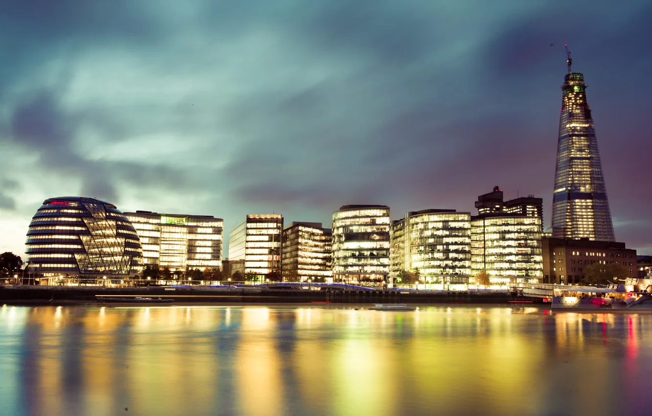 Photo wallpaper England, London, London, England, Thames River