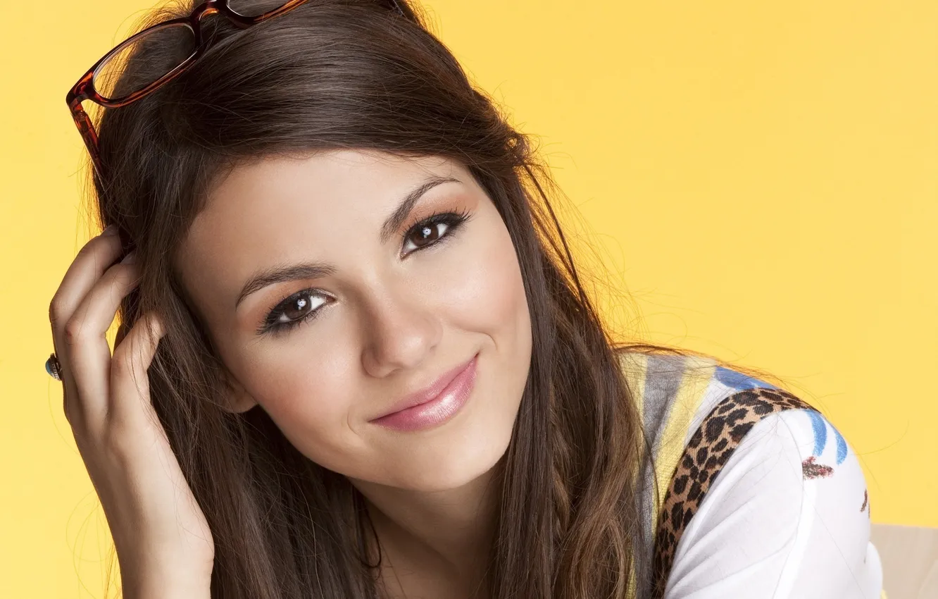 Photo wallpaper girl, brunette, Victoria Justice, Victoria Justice