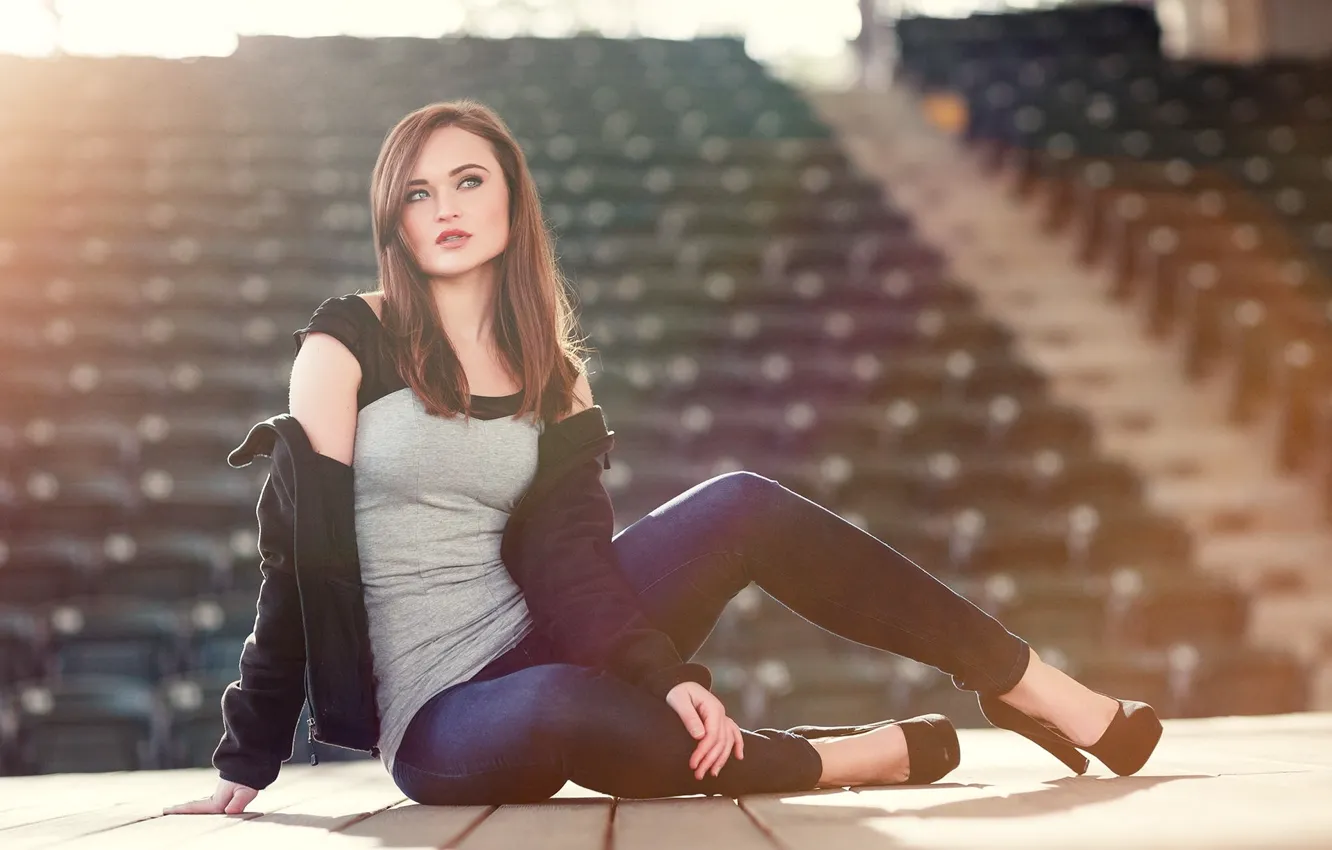 Photo wallpaper girl, sexy, beautiful, model, cute