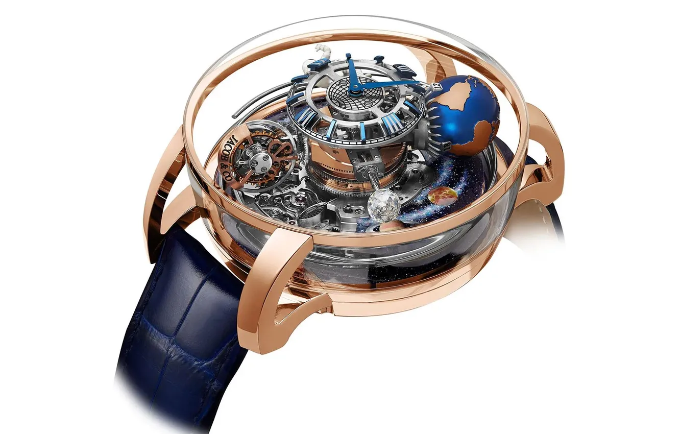 Photo wallpaper watch, Limited, Jacob & Co, Astronomia Maestro Worldtime