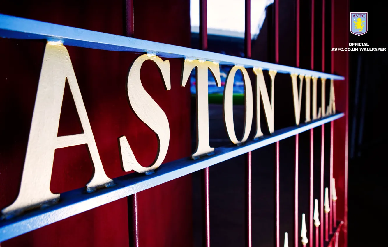 Photo wallpaper wallpaper, logo, stadium, football, Sport, Aston Villa FC, Villa Park